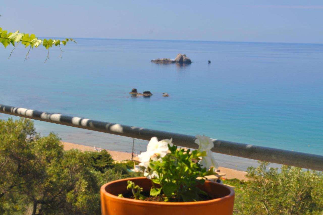 Luxury Loft Apartment With Pool - Pelekas Beach, Corfu Екстериор снимка