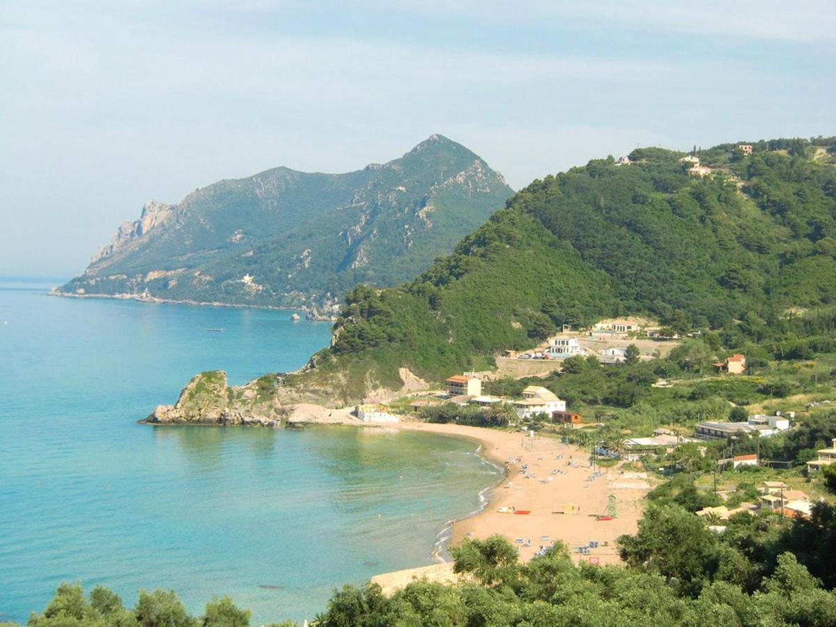 Luxury Loft Apartment With Pool - Pelekas Beach, Corfu Екстериор снимка
